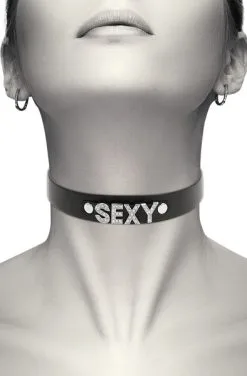 Coquette Hand Crafted Choker Vegan Leather Sexy