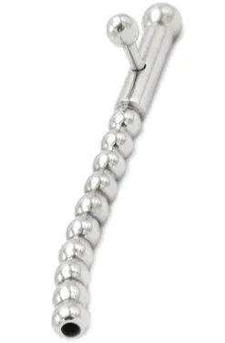 Kiotos Hollow Penis Plug 2 Removable Nobs Curved