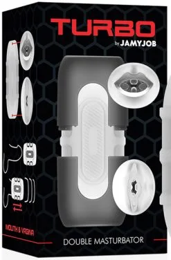 Jamyjob Turbo Double Masturbator -Anal sexleketøy butikk p jamyjob turbo double masturbator 3 013548