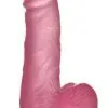 Lovetoy Jelly Studs Crystal Dildo Pink 15,5cm
