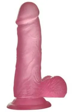 Lovetoy Jelly Studs Crystal Dildo Pink 15,5cm