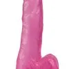 Lovetoy Jelly Studs Crystal Dildo Pink 17,5cm -Anal sexleketøy butikk p jelly studs crystal dildo pink 17 5cm