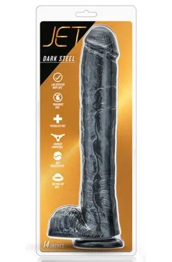 Blush Novelties Jet Dark Steel Carbon Metallic Anal Dildo 35,5cm 7 Blush Novelties Jet Dark Steel Carbon Metallic Anal Dildo 35,5cm -Anal sexleketøy butikk p jet dark steel carbon metallic anal dildo 35 5cm 3