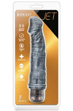 Blush Novelties Jet Midnight Carbon Metallic Black 22,5 Cm -Anal sexleketøy butikk p jet midnight carbon metallic black 22 5 cm 2