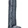 Blush Novelties Jet Onyx Carbon Metallic Anal Dildo 29cm -Anal sexleketøy butikk p jet onyx carbon metallic anal dildo 29cm