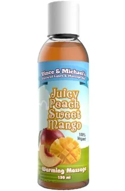 Vince & Michaels Juicy Peach Sweet Mango Warming Massage 150ml