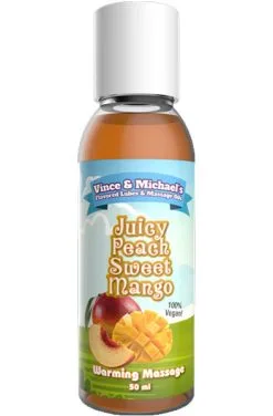 Vince & Michaels Juicy Peach Sweet Mango Warming Massage 50ml