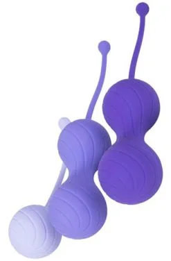 Sustainable Pleasure Kegel Balls Set Purple -Anal sexleketøy butikk p kegel balls set purple 3 131507