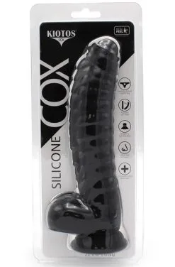 Kiotos COX Black 044 Silicone 22cm -Anal sexleketøy butikk p kiotos cox black 044 silicone 22cm 3 000909
