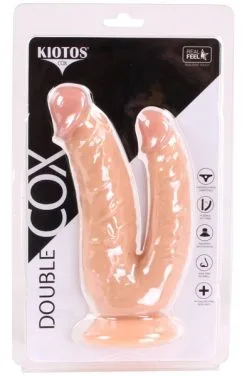 Kiotos Double COX Flesh 19 Cm -Anal sexleketøy butikk p kiotos double cox flesh 19 cm 3 000957