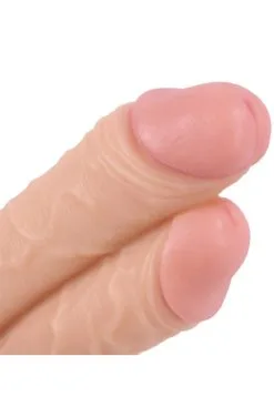 Kiotos Double COX Flesh 28cm -Anal sexleketøy butikk p kiotos double cox flesh 28cm 2 001024