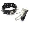 Kiotos Leather Collar Spiked