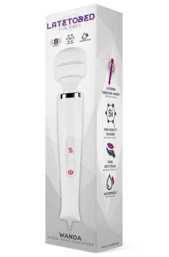 Latetobed Wanda Wired Wand Massager -Anal sexleketøy butikk p latetobed wanda wired wand massager 2
