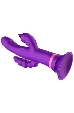 Yellooh Lisa Lilac The Triple Vibrator -Anal sexleketøy butikk p lisa lilac the triple vibrator 3 130503 2