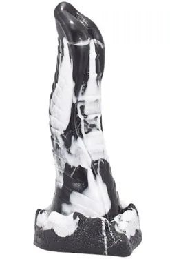 Fantasycolors Lizard Dildo Black-White 23 Cm
