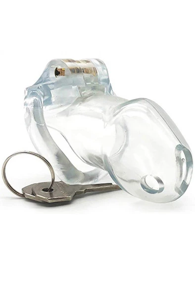 Cocklock Lock Up Chastity Cage Transparent 3 Cocklock Lock Up Chastity Cage Transparent