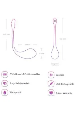 Lovense Lush 2 -Anal sexleketøy butikk p lovense lush 2 4