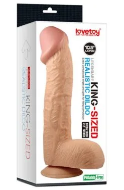 Lovetoy Legendary King-Sized Realistic Dildo 27cm -Anal sexleketøy butikk p lovetoy legendary king sized realistic dildo 27cm 2