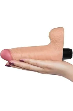 Lovetoy Real Feel Realistic Vibrator 17 Cm -Anal sexleketøy butikk p lovetoy real feel realistic vibrator 17 cm 2