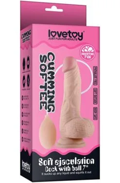 Lovetoy Soft Ejaculation Cock 20 Cm -Anal sexleketøy butikk p lovetoy soft ejaculation cock 20 cm 3 215456