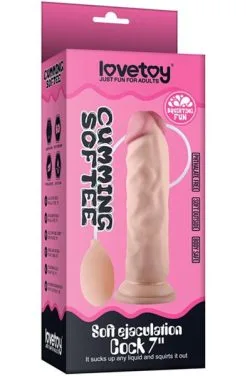 Lovetoy Soft Ejaculation Cock 21,5 Cm -Anal sexleketøy butikk p lovetoy soft ejaculation cock 21 5 cm 3 215439