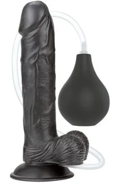 Lovetoy Squirt Extreme Dildo Black 23cm