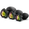 Blush Novelties Luxe Bling Plugs Training Kit Black -Anal sexleketøy butikk p luxe bling plugs training kit black 1 1