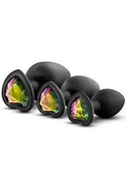 Blush Novelties Luxe Bling Plugs Training Kit Black