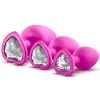 Blush Novelties Luxe Bling Plugs Training Kit Pink -Anal sexleketøy butikk p luxe bling plugs training kit pink 1