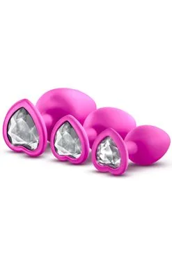 Blush Novelties Luxe Bling Plugs Training Kit Pink