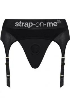 Strap-on-me Luxury Strap-On Harness With Suspenders M