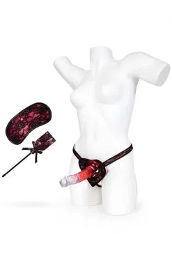Crystal Pleasures Luxury Strap-on Pleasure Kit 17 Cm