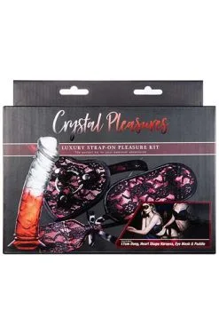 Crystal Pleasures Luxury Strap-on Pleasure Kit 17 Cm 8 Crystal Pleasures Luxury Strap-on Pleasure Kit 17 Cm -Anal sexleketøy butikk p luxury strap on pleasure kit 17 cm 3 132149