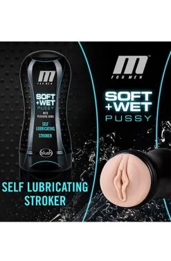 Blush Novelties M For Men Soft & Wet Stroker Vanilla -Anal sexleketøy butikk p m for men soft wet stroker vanilla 3