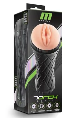 Blush Novelties M For Men The Torch Pussy Vanilla -Anal sexleketøy butikk p m for men the torch pussy vanilla 2