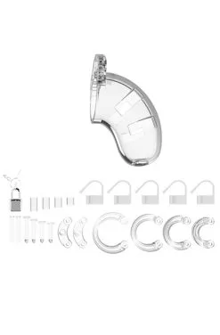 Mancage 01 Chastity Cage Transparent -Anal sexleketøy butikk p mancage 01 chastity cage transparent 2 1