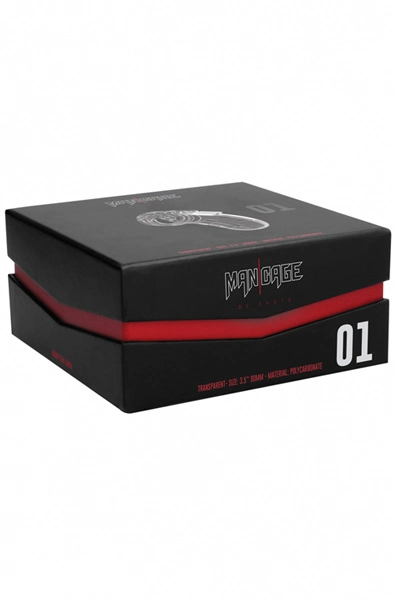 Mancage 01 Chastity Cage Transparent 5 Mancage 01 Chastity Cage Transparent - Bilde 3