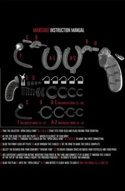 Mancage 12 Chasity Cage With Plug Transparent -Anal sexleketøy butikk p mancage 12 chasity cage with plug transparent 3 1