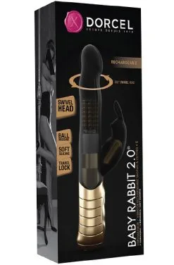 Marc Dorcel Baby Rabbit Black & Gold 2.0 -Anal sexleketøy butikk p marc dorcel baby rabbit black gold 2.0 4