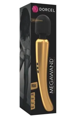 Marc Dorcel Rechargeable Megawand Gold -Anal sexleketøy butikk p marc dorcel megawand rechargeable wand gold 2