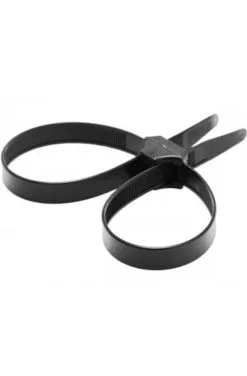 Master Series Black Zip Tie Police Cuffs