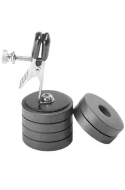 Master Series Onus Nipple Clip With Magnet Weights