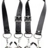 Master Series Spread Labia Spreader Straps With Clamps -Anal sexleketøy butikk p master series spread labia spreader straps with clamps
