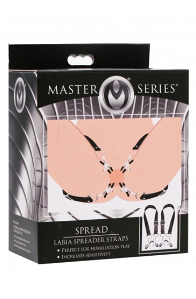 Master Series Spread Labia Spreader Straps With Clamps 4 Master Series Spread Labia Spreader Straps With Clamps - Bilde 2