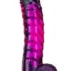 Metallic Fantasy Dildo Gasix Purple/Black 20,5 Cm 1 Metallic Fantasy Dildo Gasix Purple/Black 20,5 Cm -Anal sexleketøy butikk p metallic fantasy dildo gasix purple black 20 5 cm productimage 1 1