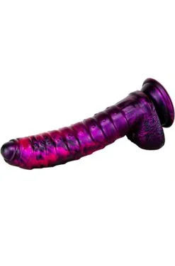 Metallic Fantasy Dildo Gasix Purple/Black 20,5 Cm -Anal sexleketøy butikk p metallic fantasy dildo gasix purple black 20 5 cm productimage 3 1