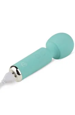 Easytoys Mini Vibe Wand Vibrator Aqua -Anal sexleketøy butikk p mini vibe wand vibrator aqua 2 225828