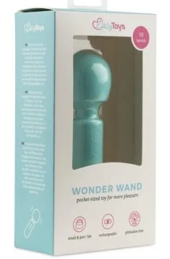 Easytoys Mini Vibe Wand Vibrator Aqua -Anal sexleketøy butikk p mini vibe wand vibrator aqua 3 225828