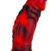 Monsterred Monster Dildo Squax Black-Red 18 Cm -Anal sexleketøy butikk p monster dildo squax black red 18 cm 125259
