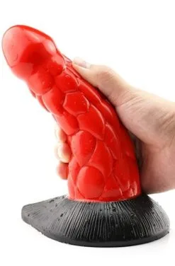 MonsterRed Monster Scales Dildo 21 Cm -Anal sexleketøy butikk p monsterred monster scales dildo 21cm 2 220733